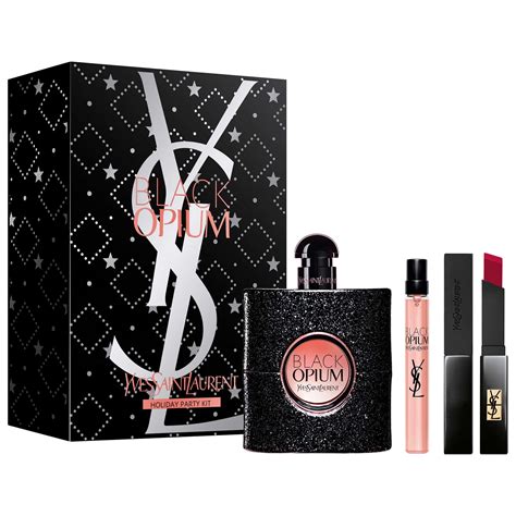 womens ysl black opium gift set|boots black opium gift set.